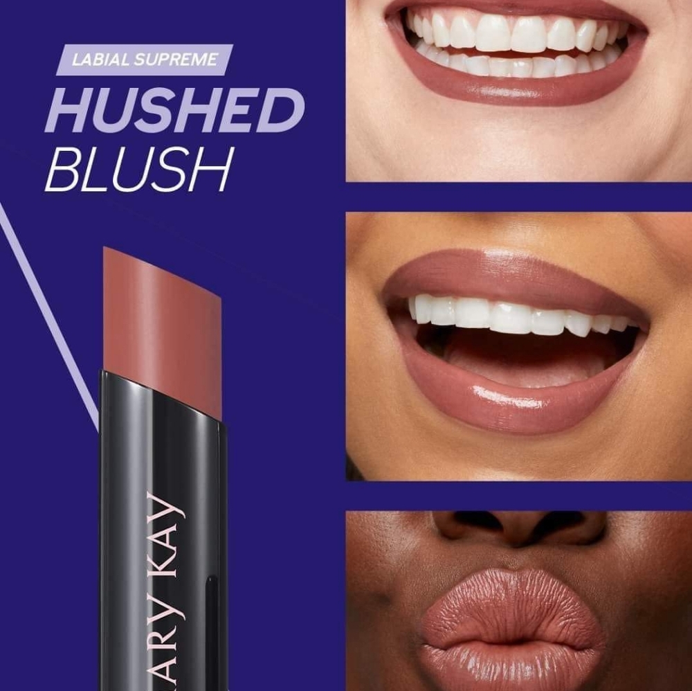 Mary kay Hydrating Supreme Lipstick in Hushed Blush.